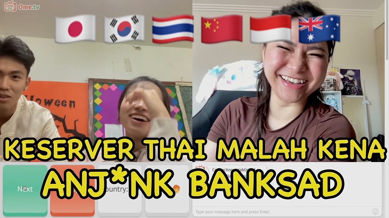 KESERVER THAILAND MALAH DIMAKI PAKE B.INDONESIA HAHA | OmeTV 🇰🇷🇹🇭🇨🇳🇯🇵🇮🇩🇦🇺
