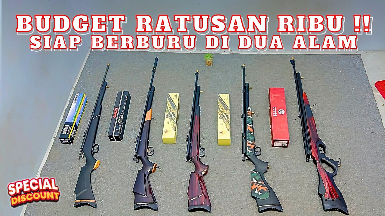 KHUSUS BULAN INI !! PCP CUMA DI HARGA RATUSAN RIBU❗❗SIAP BERBURU DARAT & AIR #senapanangin #hunting