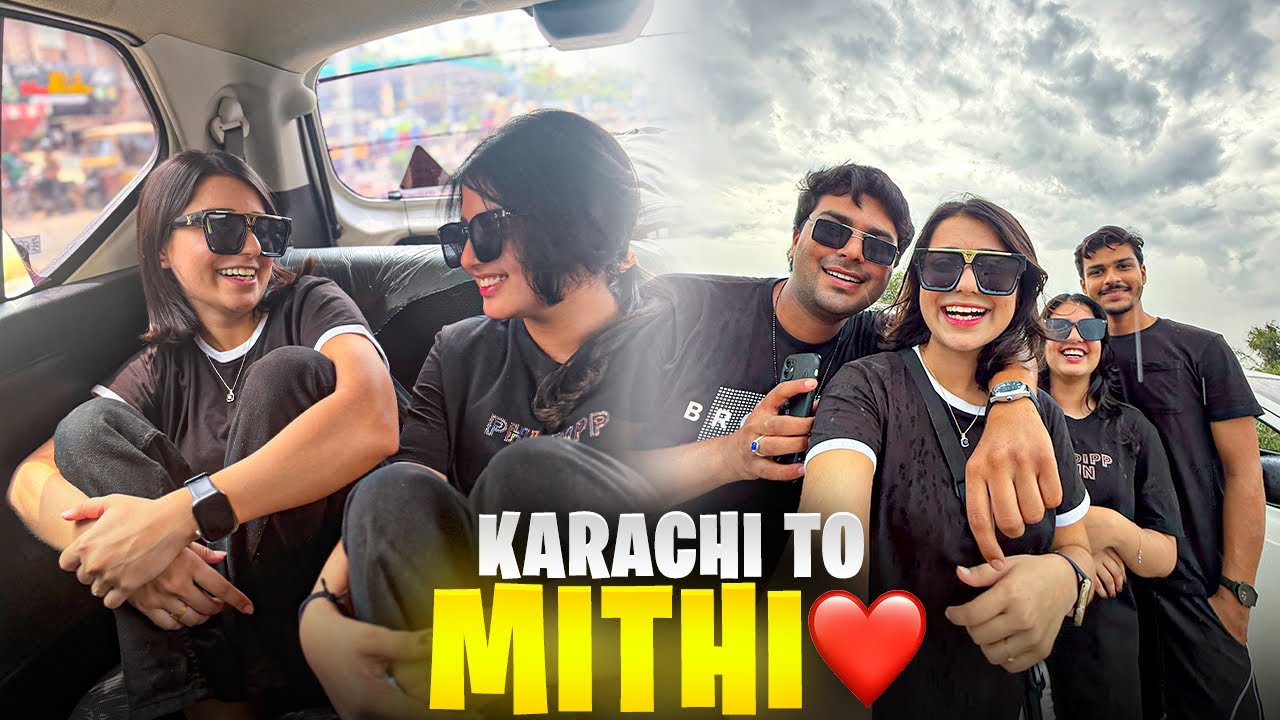Karachi to Mithi Tharparkar ✈️ | Road Trip With Siblings ❤️