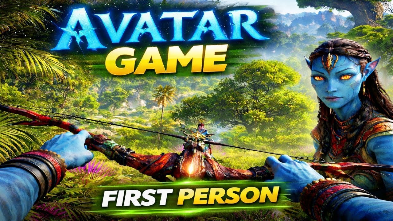 Avatar: Frontiers of Pandora — с обновлением «От третьего лица» — геймплей на ПК.