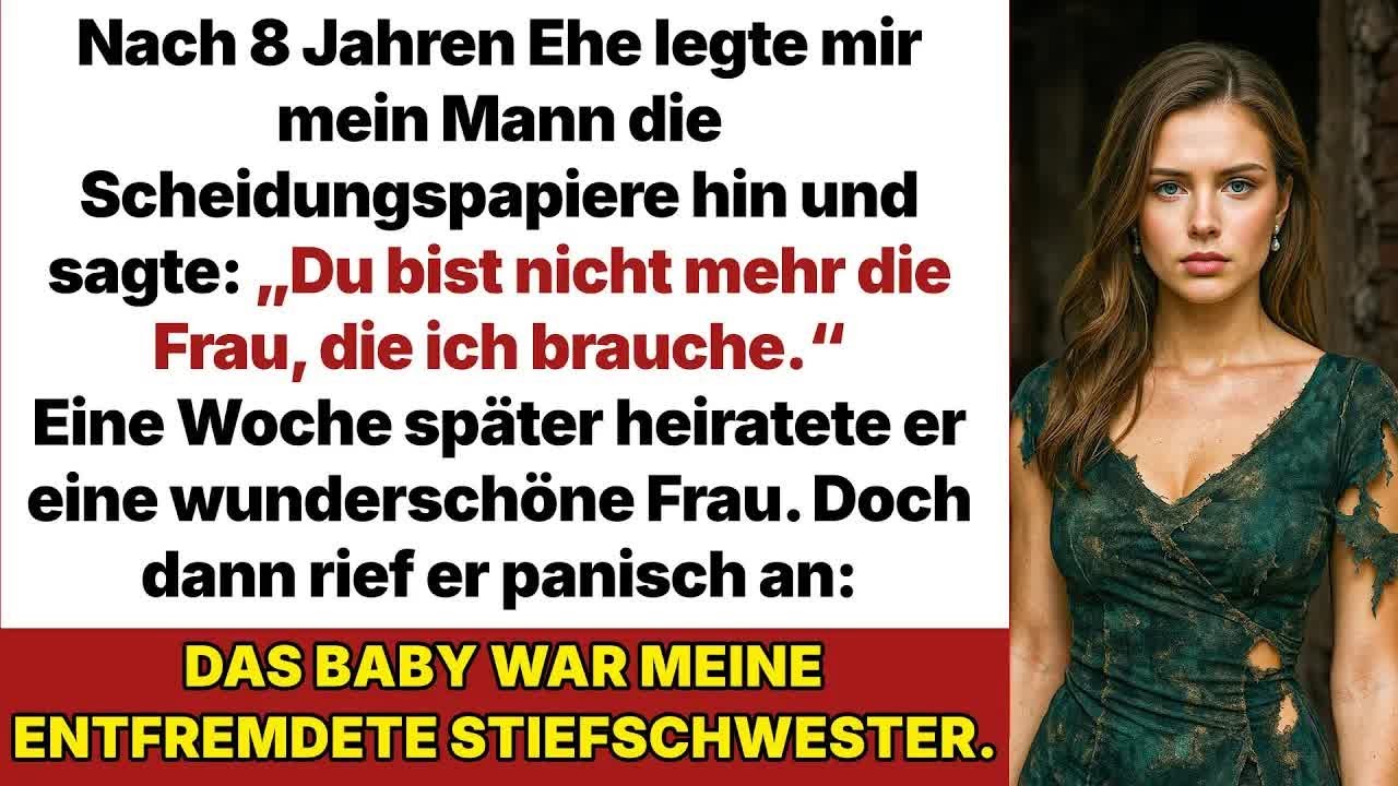 Nach der Scheidung heiratete mein Mann seine Traumfrau – meine entfremdete Stiefschwester!