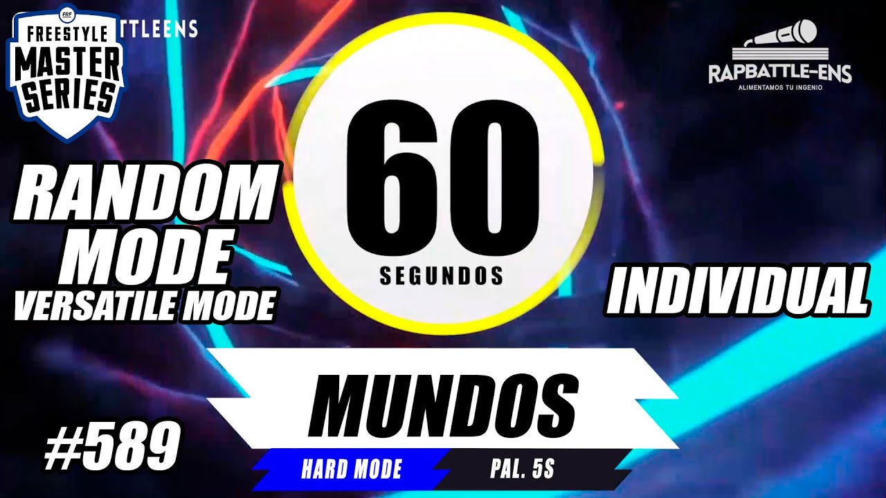 🎤 FORMATO FMS INDIVIDUAL 🔥 Base de Rap Para Improvisar | EJERCICIO DE FREESTYLE | RAPBATTLE-ENS #589