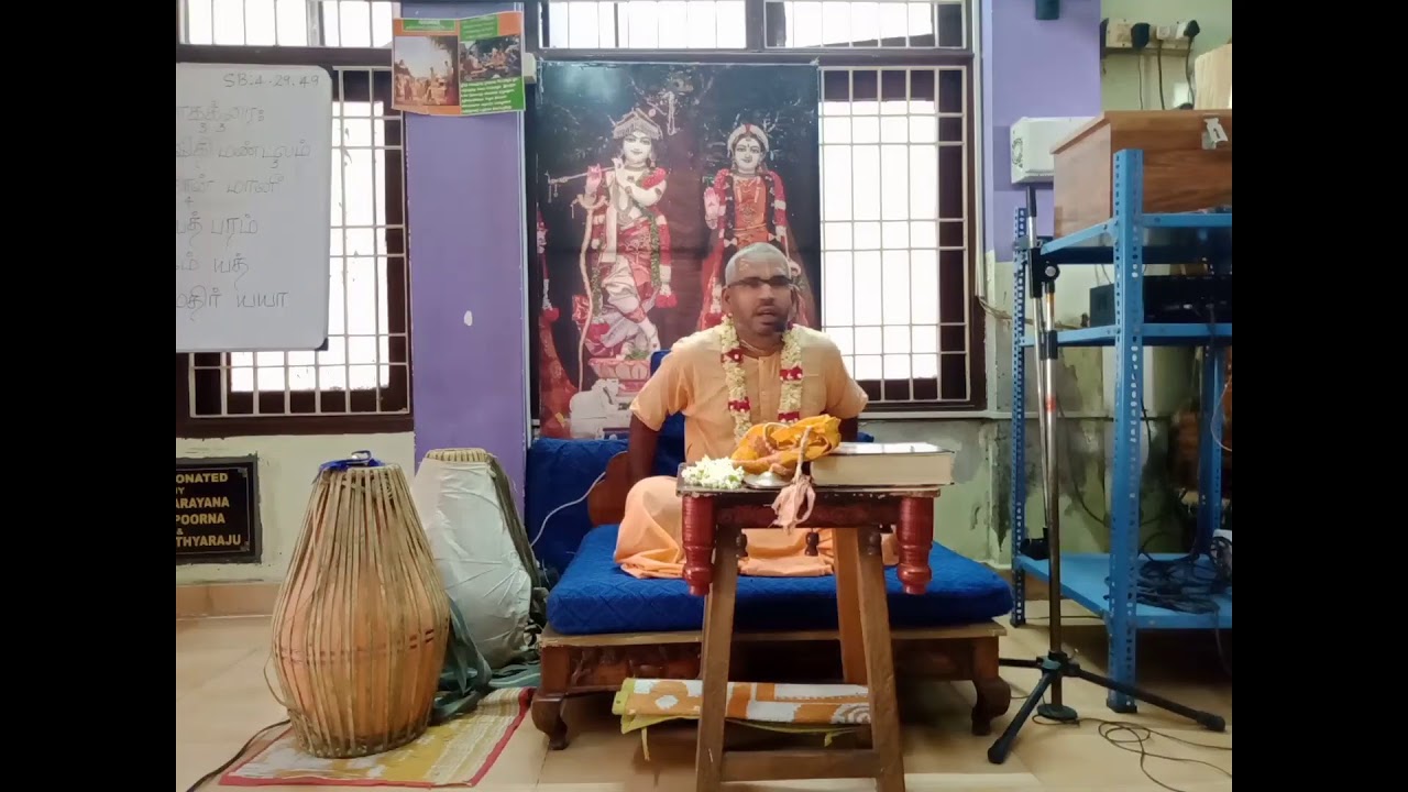 Tamil srimad bhagavatam Lecture 07/09/2019 Iskcon Perambur