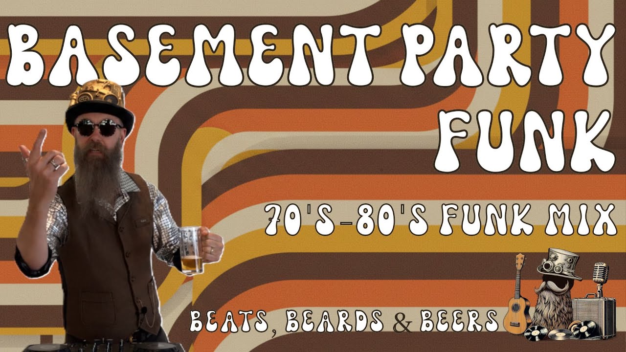 70s & 80s Funk DJ Mix | Basement Party Vibes | Classic Grooves & Old School Energy