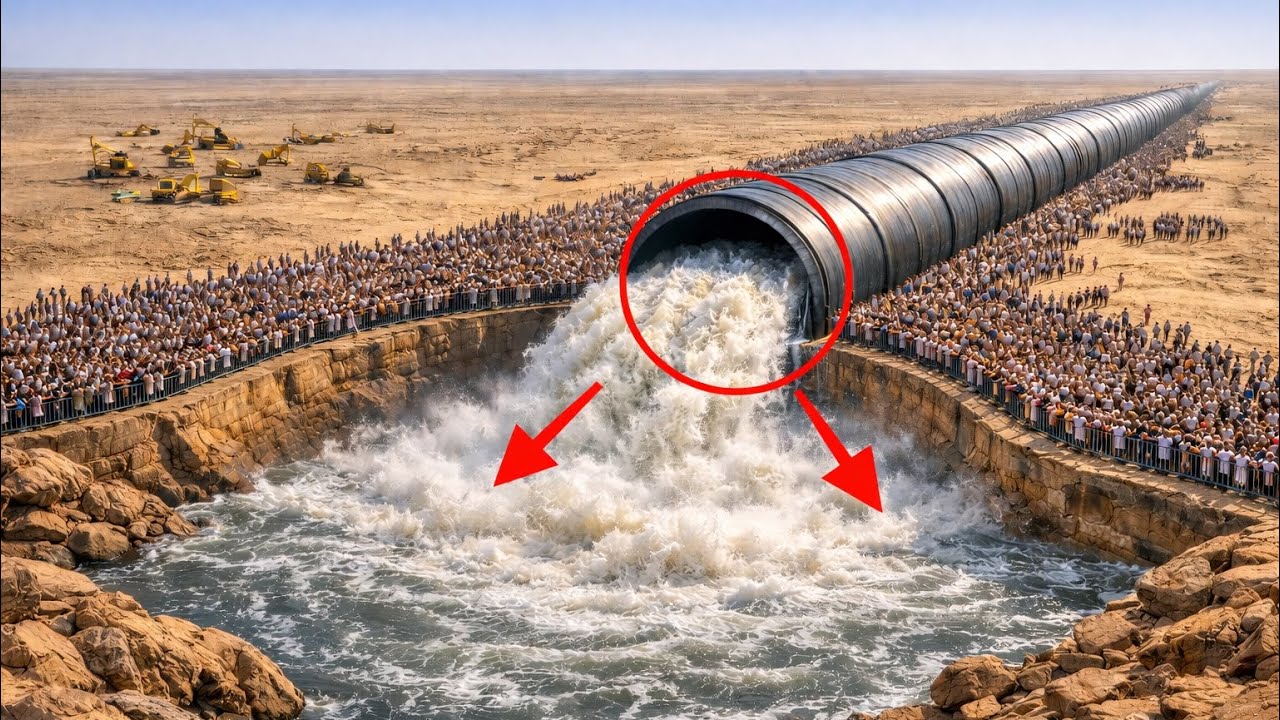 Как Саудовская Аравия построила масштабный водопровод в Эр-Рияде через пустыню | Мега-инженерные ...