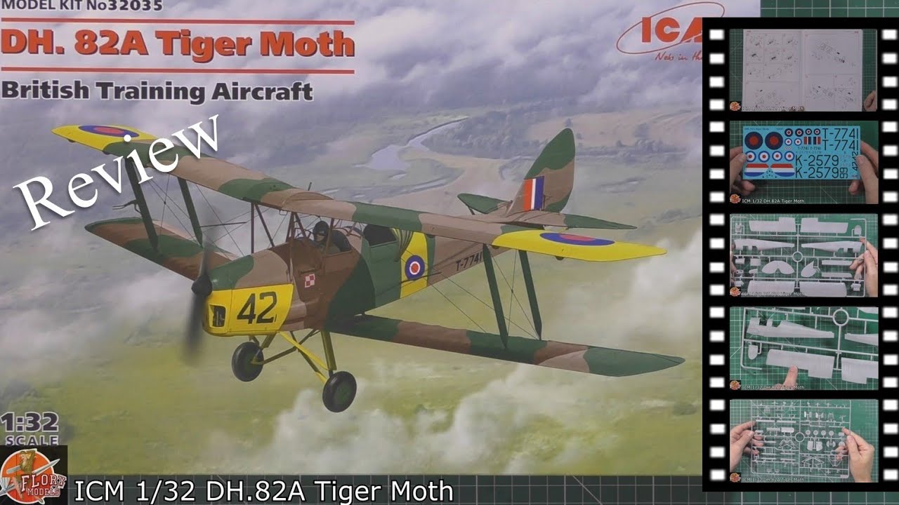 ICM 1/32 DH.82A Tiger Moth Review