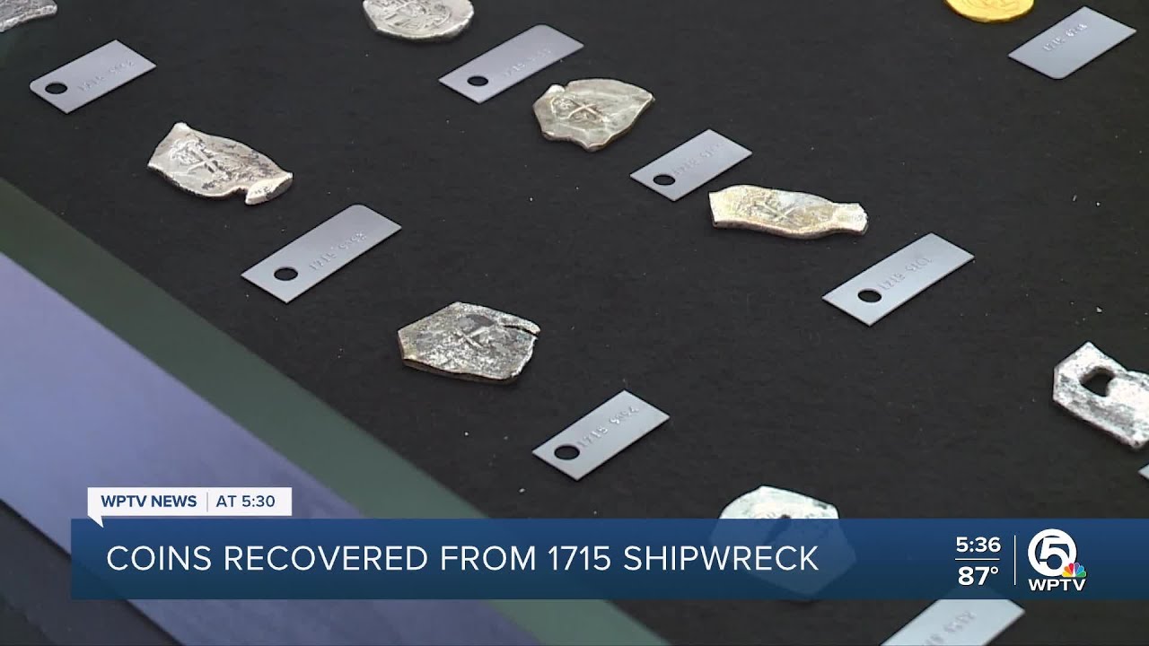 Coins recovered from 1715 shipwreck off Treasure Coast