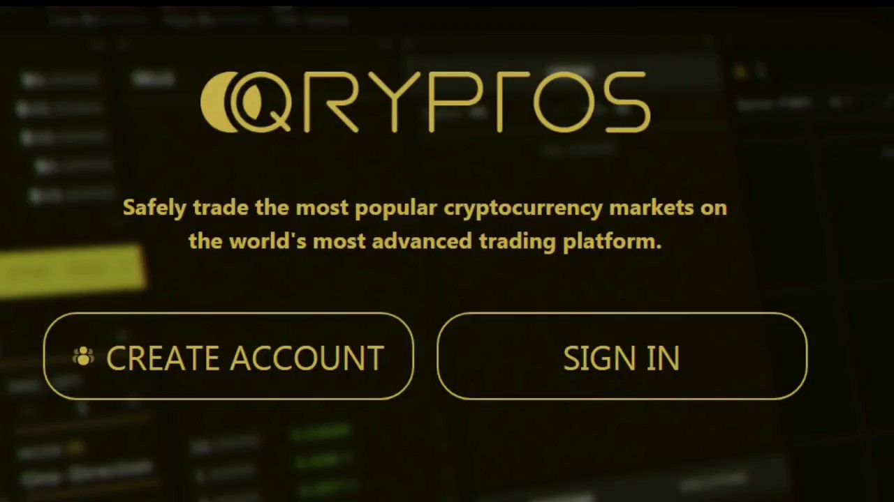 Qryptos ICO Token Trades