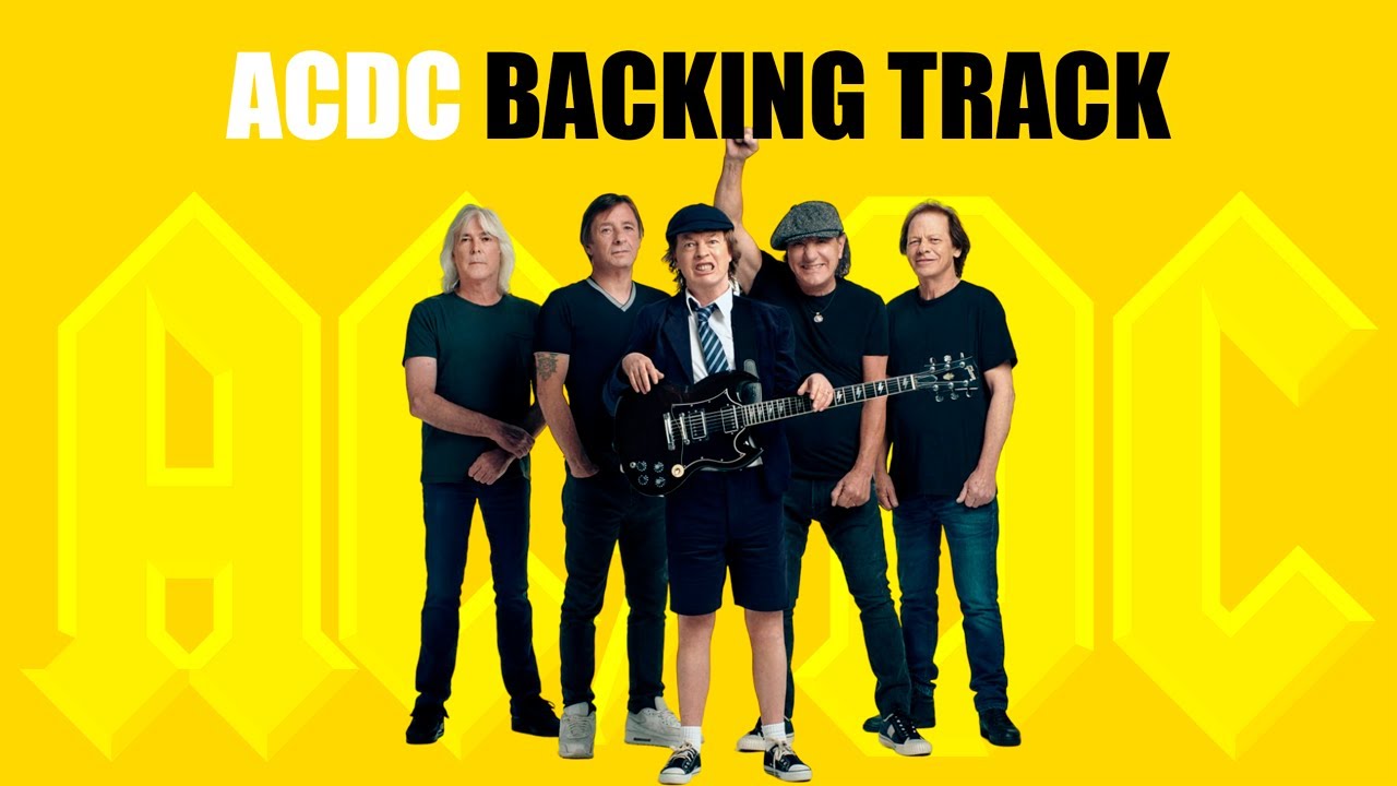 Hard Rock 110bpm - AC/DC Style - Guitar Backing Track by Dean Wingerter