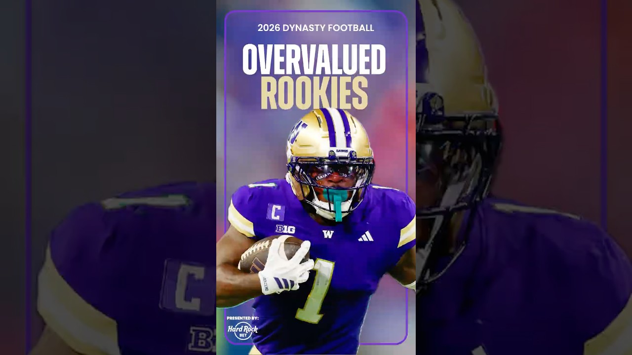 Overvalued Rookie Running Backs  to AVOID in Dynasty Drafts! | Fantasy Football #shorts