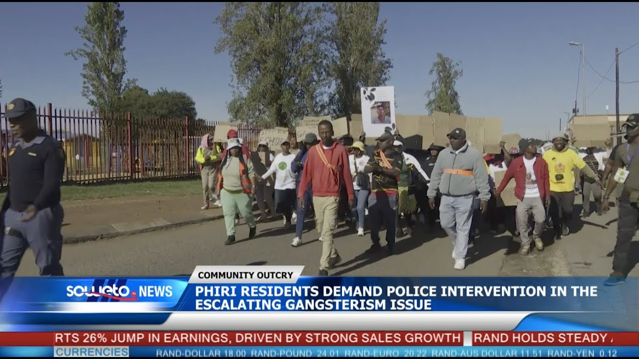 SOWETO TV NEWS | PHIRI RESIDENTS DEMAND POLICE INTERVENTION IN THE ESCALATING GANGSTERISM ISSUE