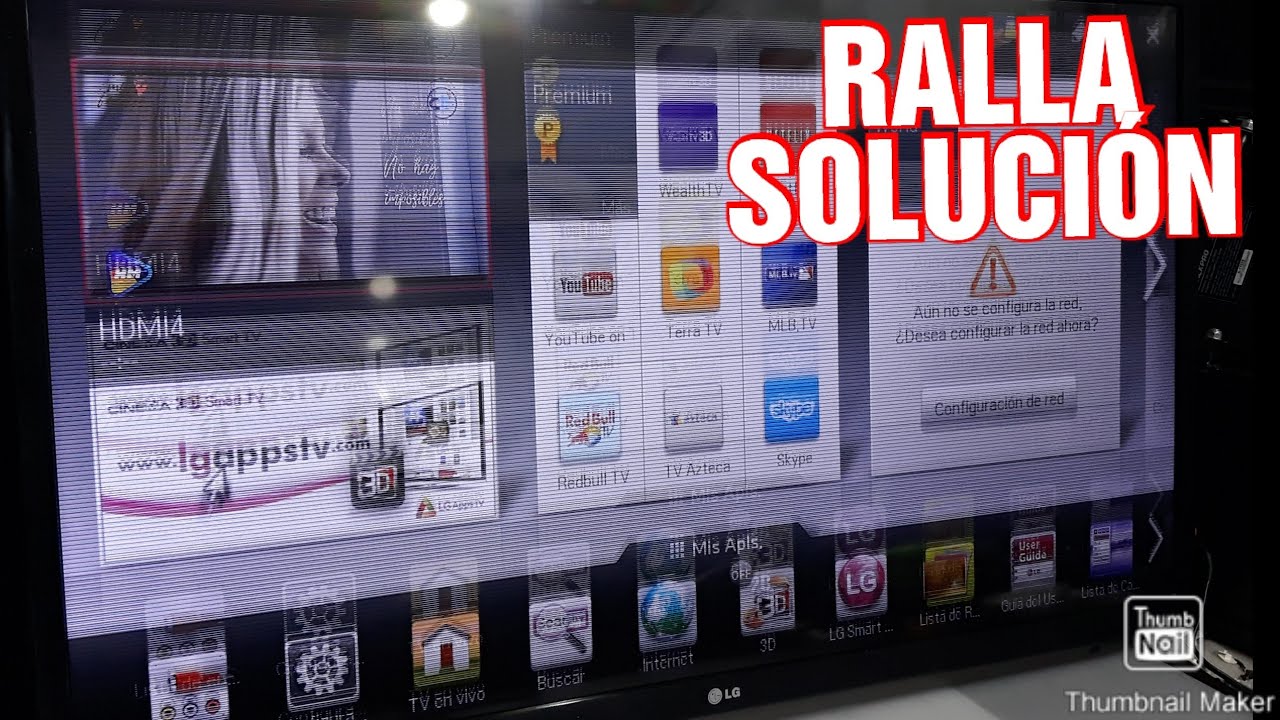 COMO REPARAR PANTALLA DAÑADA EN TV LG  MODEL .42LM6200