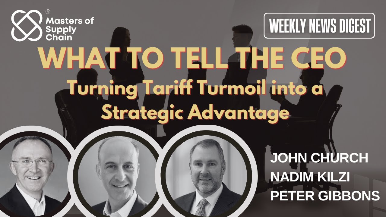 CEOs want TARIFF MITIGATION Strategies from their Supply Chain Executives. Here is their answer...
