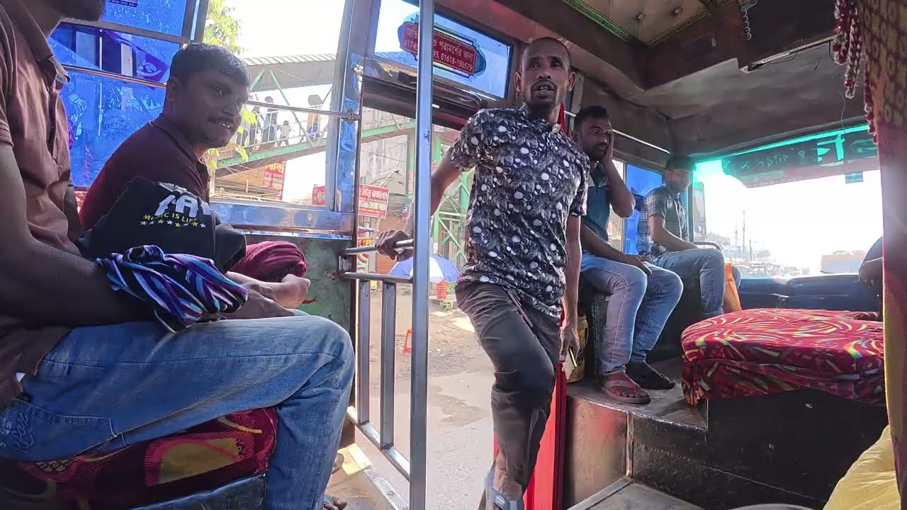 Real Bangladesh Bus Travel | Dust, Crowd & Struggle