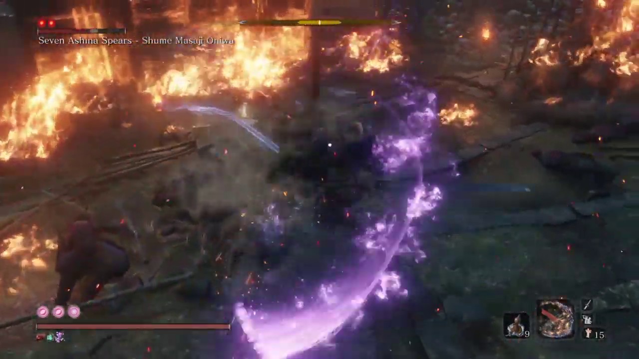 Sekiro Seven Ashina Spears second fight super easy way