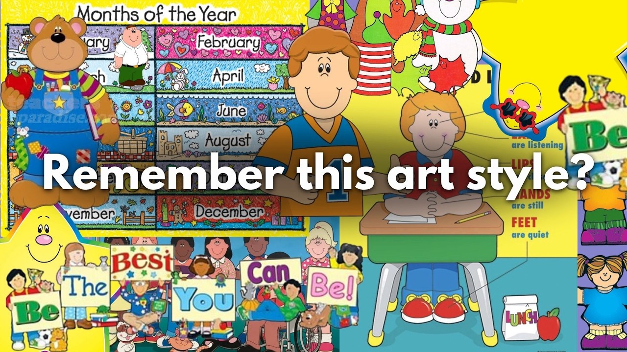 Where Did This '90s Classroom Art Come From?