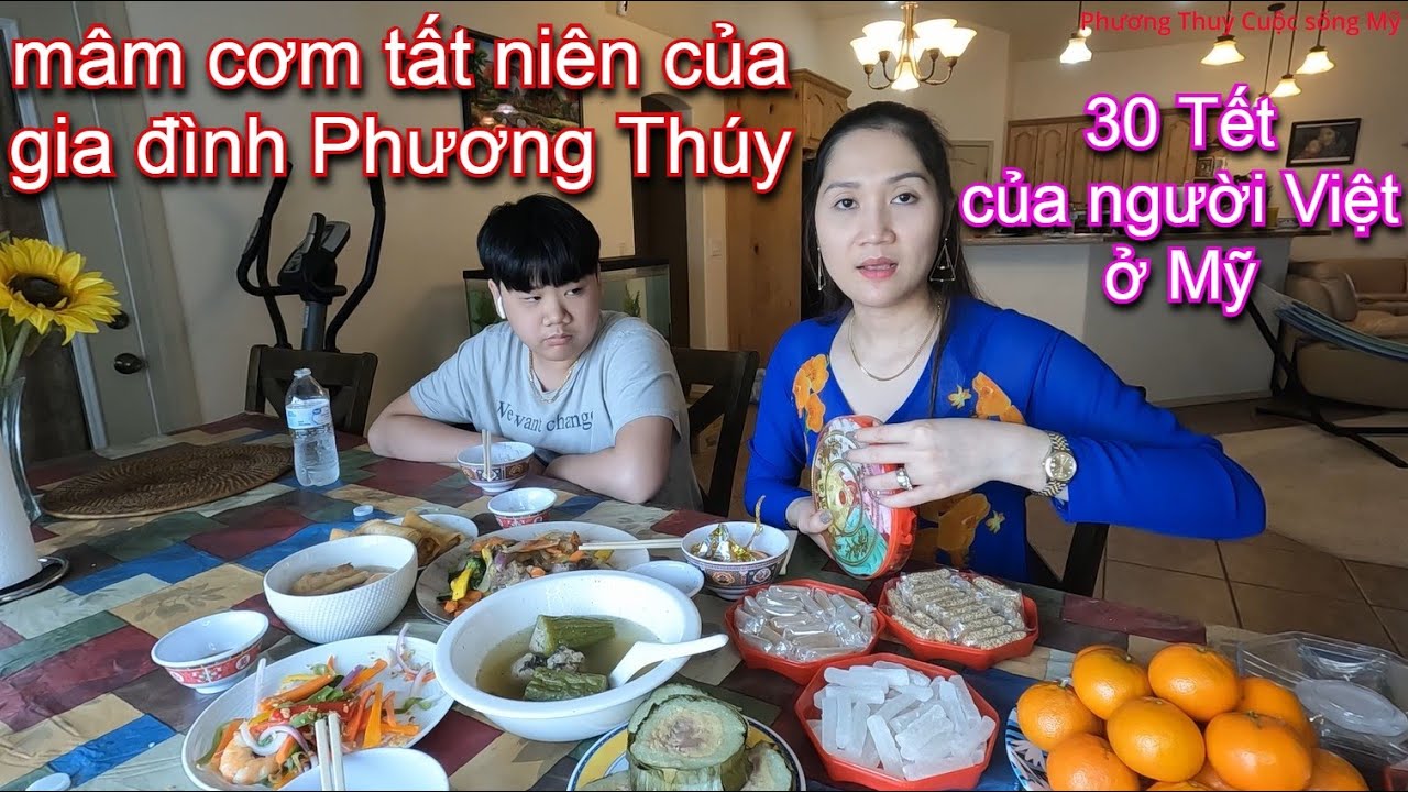 30 Tết của người Việt ở Mỹ _ nấu và thưởng thức mâm cơm Tất Niên @phuongthuycuocsongmy