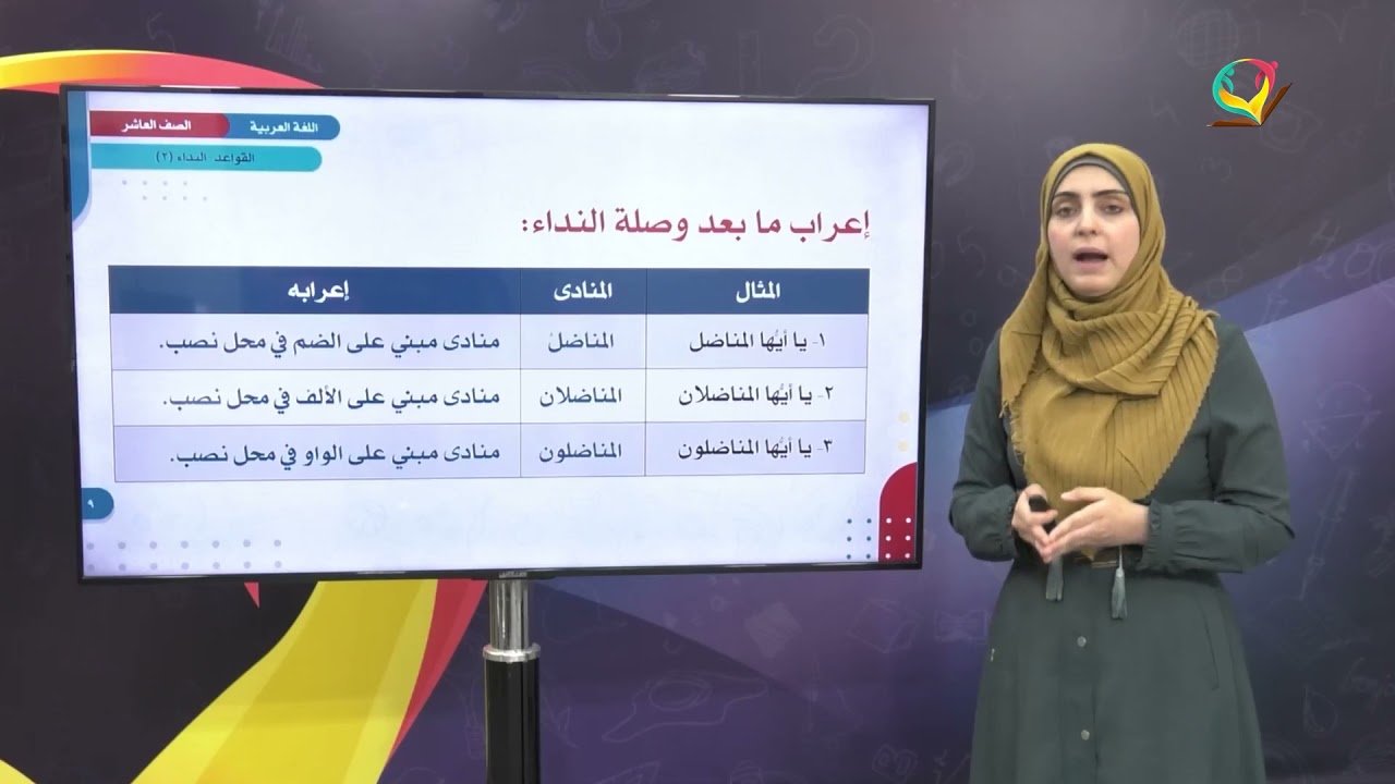 اللغة العربية 10 - فصل 1 | النداء (2)