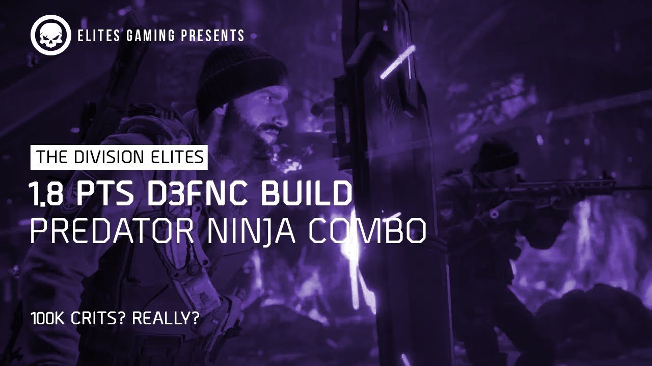 The Division | 1.8 PTS Week 2 High DPS Shield Build | D3FNC