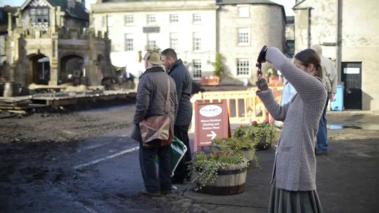 BBC's 'Jamaica Inn' - filming on location in Kirkby Lonsdale - behind the scenes