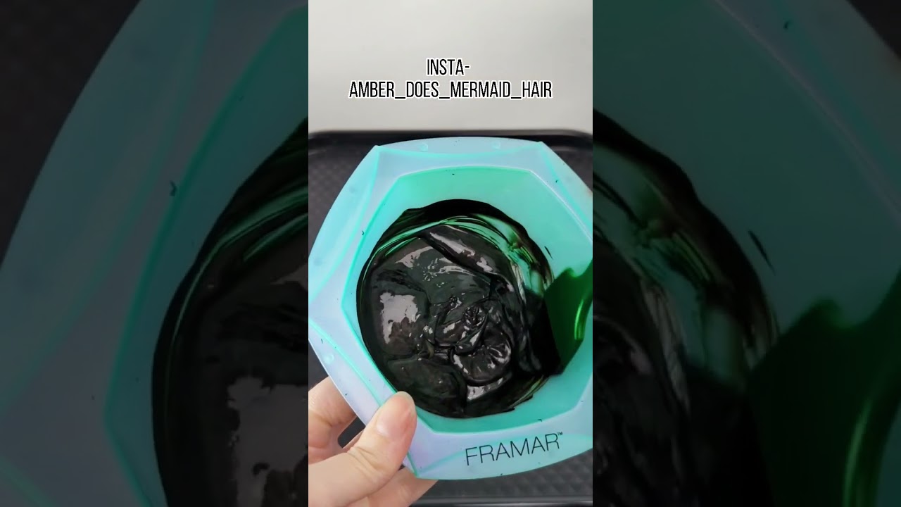 FOREST GREEN/DARK GREEN HAIR COLOUR FORMULA - A TUTORIAL