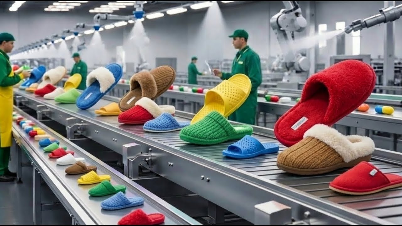 Inside the Slipper Factory | Complete Slipper Manufacturing Process From Raw Material to Customer