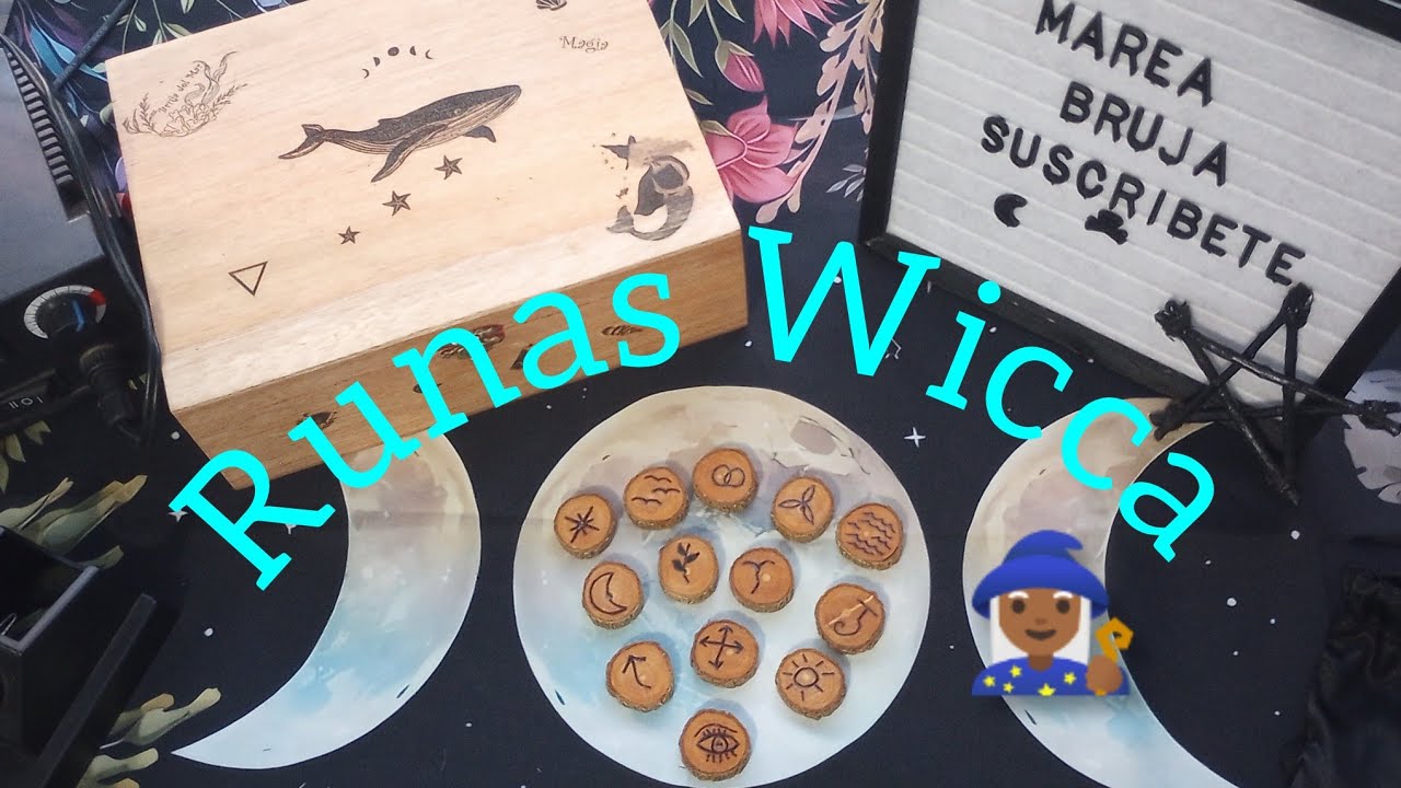 Como hacer Runas Wicca/Runas de las Brujas🧙🏾&zwj;♀️🖤 #runas #wicca #tarot #witchcraft #bruja #oraculo