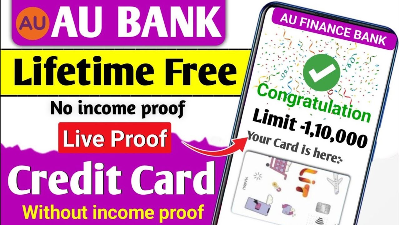 AU Bank Credit Card Apply Online | Lifetime Free | No Income Proof | Card to Card Apply 2026