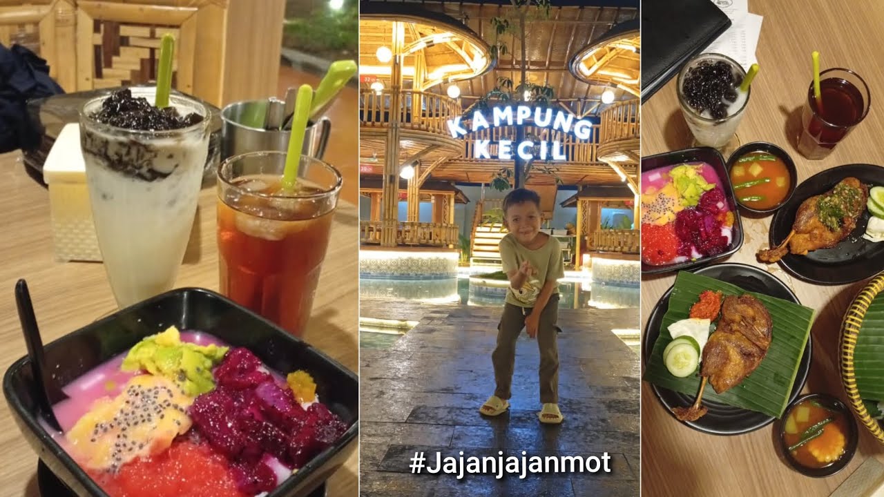 Resto Kampung Kecil Solo & Nginep di hotel 100 Ribuan | #JajanJajanMot