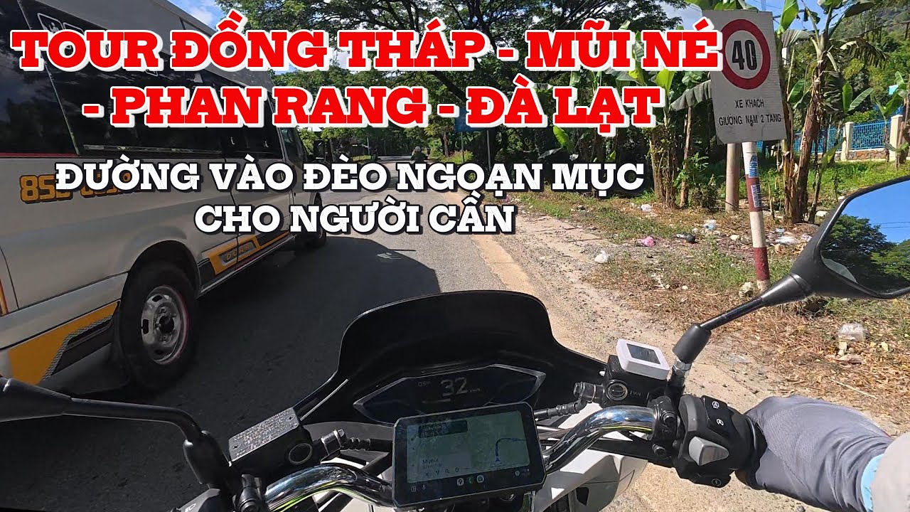 TOUR PCX TỪ MŨI NÉ - PHAN RANG ĐẾN ĐÀ LẠT (CHẶNG 1 ĐẾN CHÂN ĐÈO NGOẠN MỤC CẢNH ĐẸP MIÊN MAN)