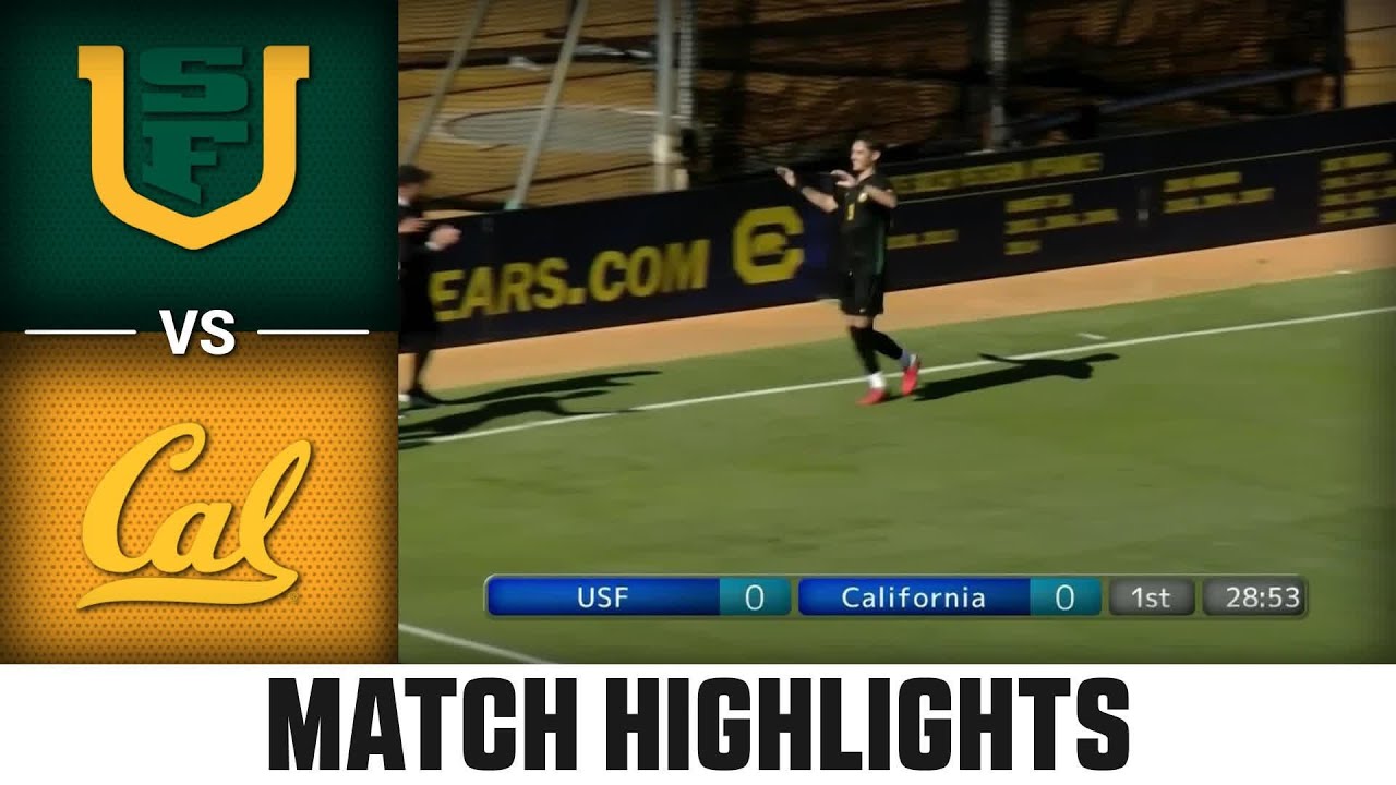 San Francisco vs. California Match Highlights | 2025 ACC Men's Soccer