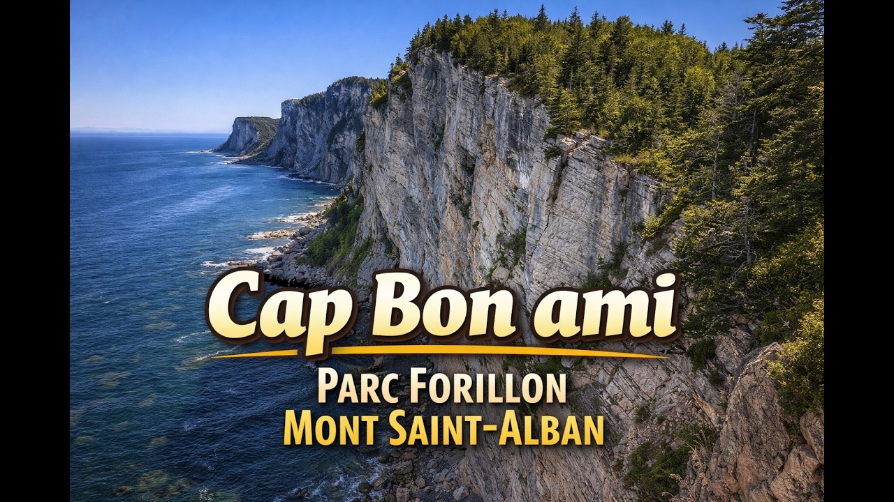 La tour belvédère du Mont Saint-Alban! Parc Forillon, Cap Bon ami (Vacances Gaspésie été 2021)