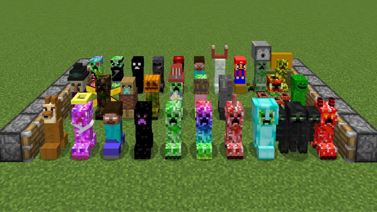 all minecraft creepers combined = ?