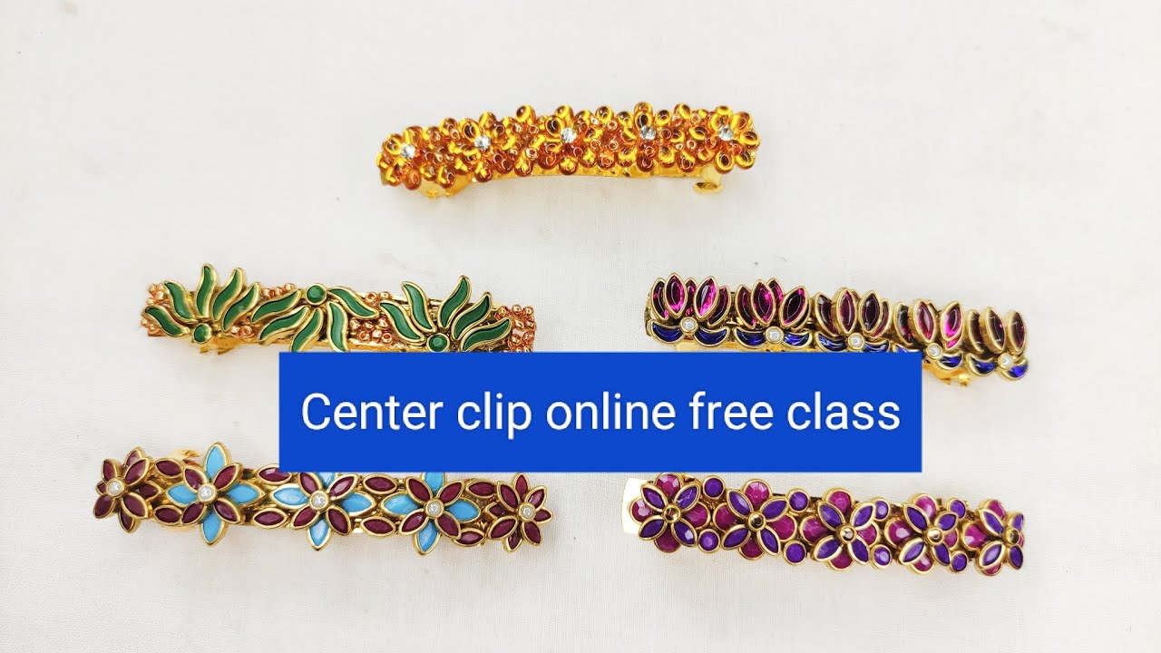 Center clips making free class1 step by step tutorial | Sri Valli Boutique