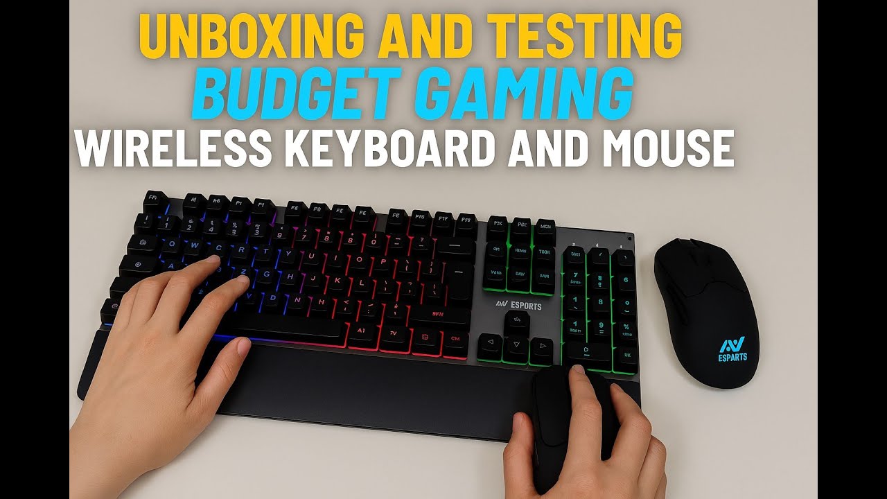 Wireless Gaming Keyboard & Mouse with RGB Lights | ANT ESPORTS