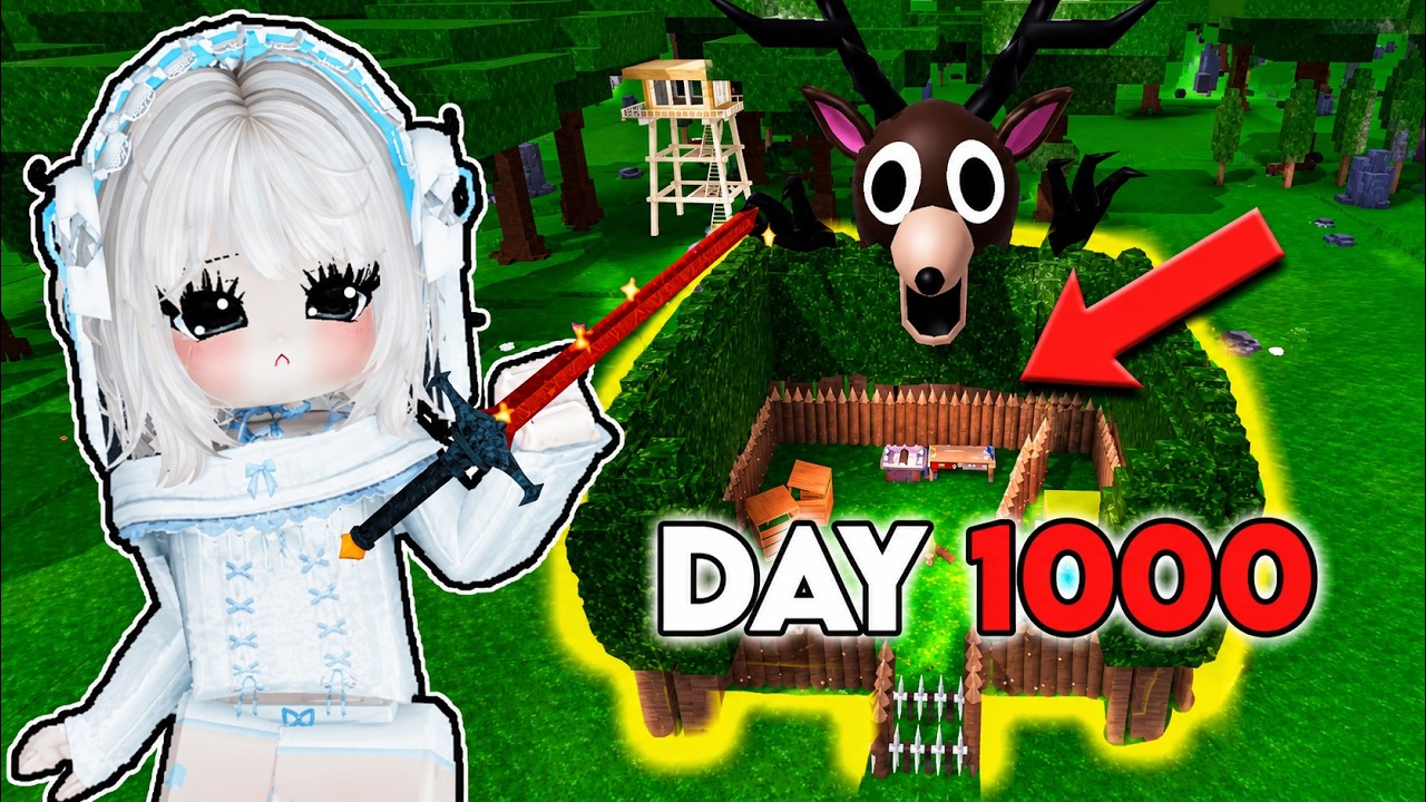 Can I SURVIVE 1,000 Days SOLO in 99 nights in the Forest?