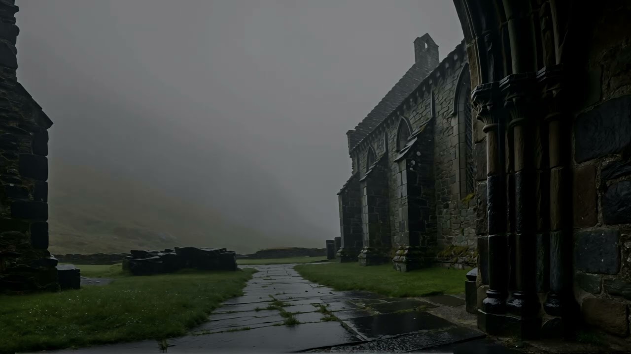 Monastery in the mist