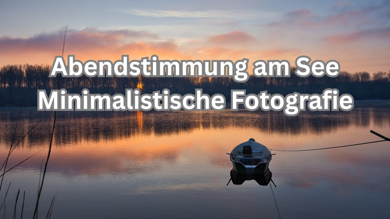 Abendstimmung am See fotografieren