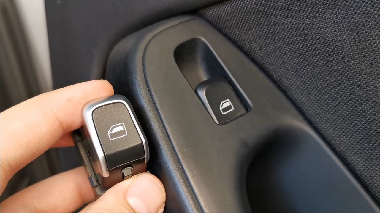 Audi A4 B8 - How to remove the window switch to replace or upgrade it
