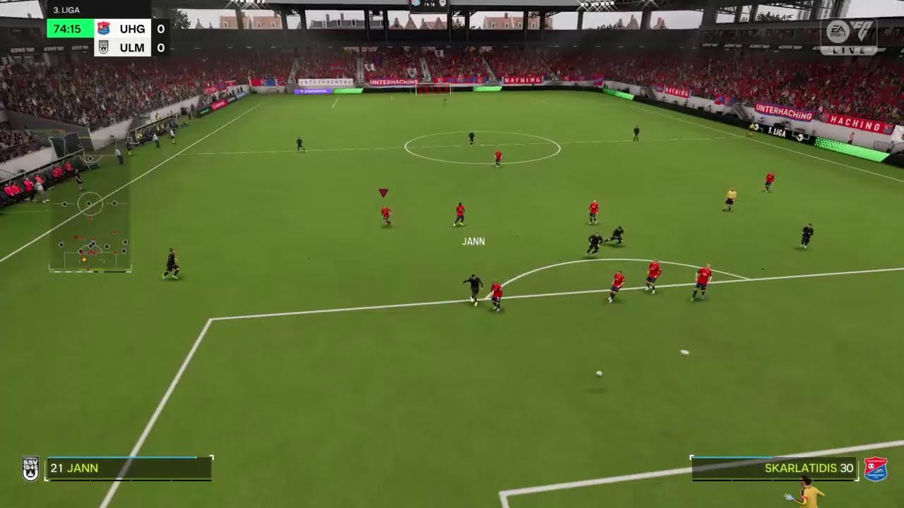 EA FC 24 Germany 3. Liga 11th  Match of the Season : Unterhaching VS SSV Ulm