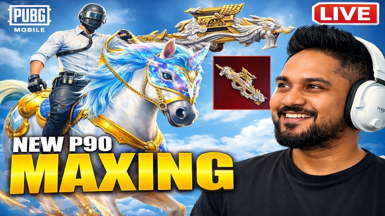 MAXED GOLDEN PEGASUS P90 | LUCKY SPIN | CRATE OPENING