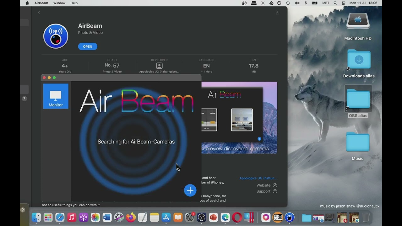 AirBeam App [MAC] Basic Overview - Mac App Store