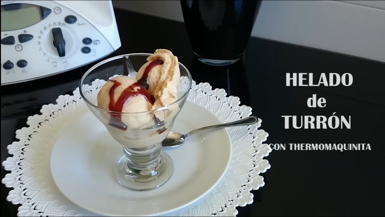 HELADO de TURRÓN con Thermomaquinita