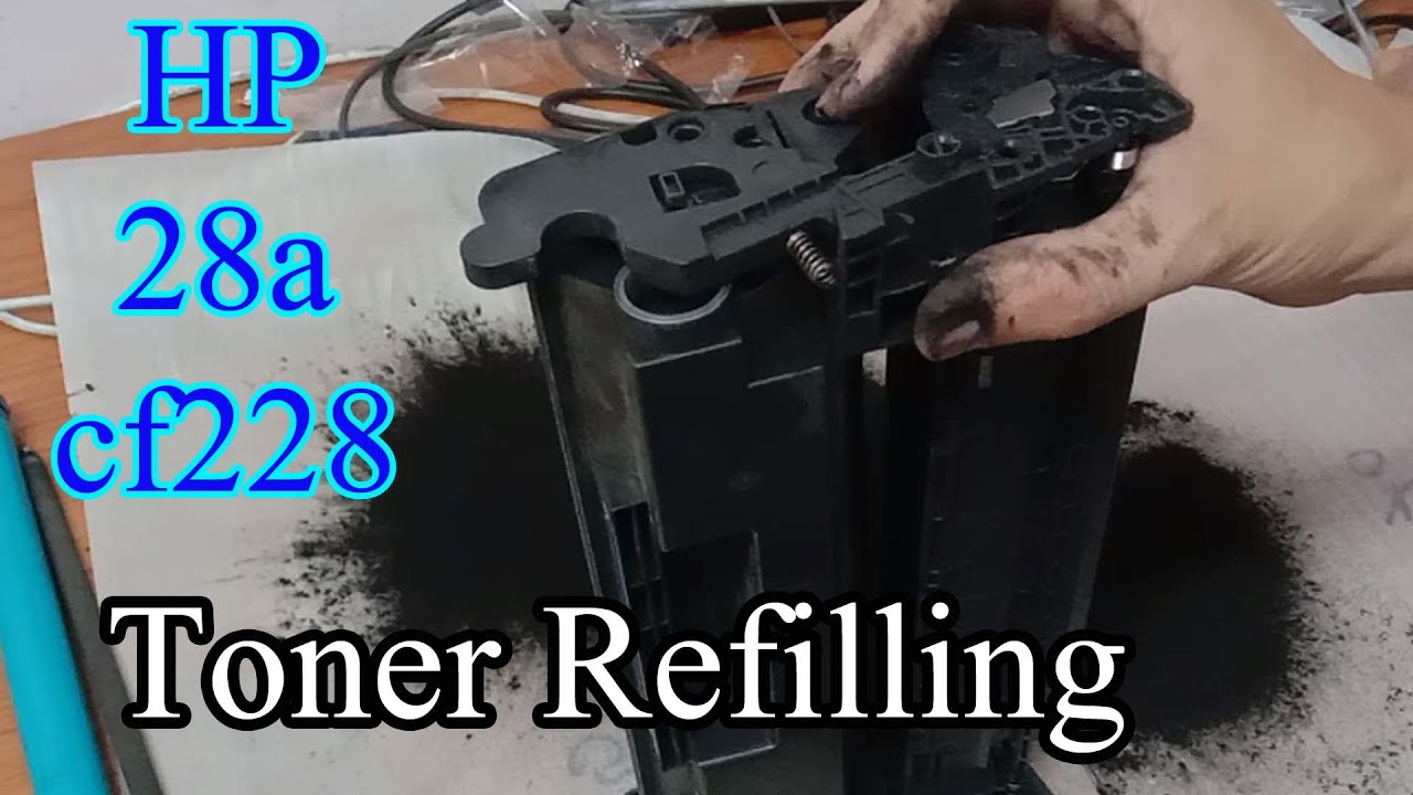 hp 28a toner refilling hp m403 printer cartridge refilling