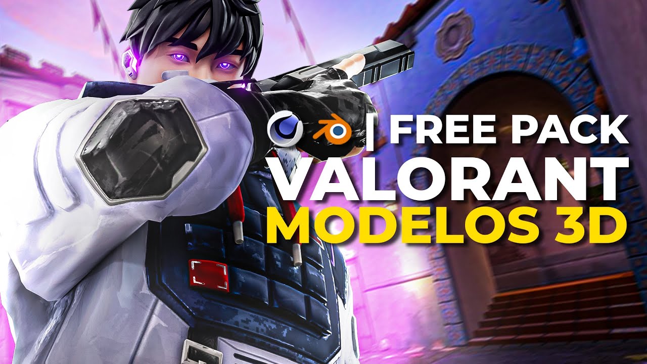 Descargar Modelos 3D de Valorant | Pack para Blender & Cinema 4D