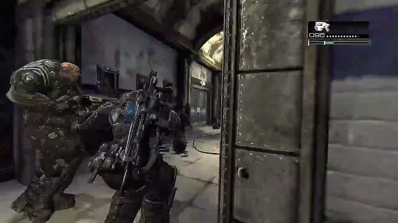 GEARS OF WAR 2 ENTRENANDO AL NOVATO Y SALVANDO EL HOSPITAL DIFICULTAD LOCURA.