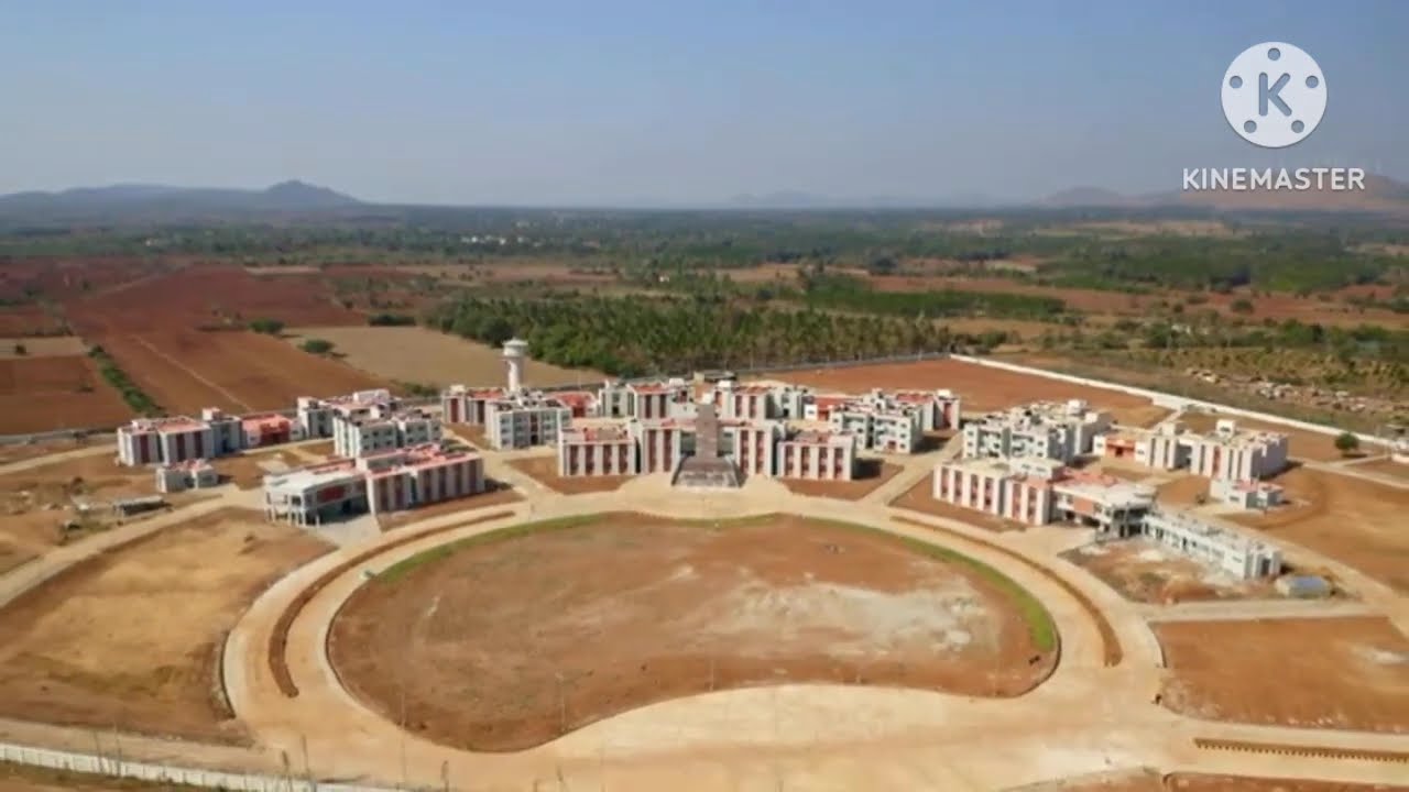 GFGC CHITRAHALLI college CAMPUS drone view #Intro,