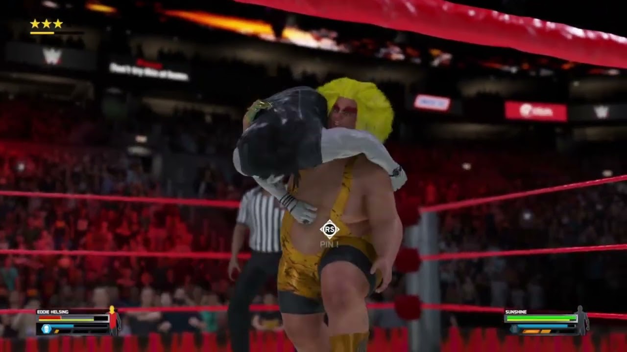 Пользовательская вселенная WWE2K25: Вход в M.A.W. 1 сезон, 14 серия, матч 5: Нежить против Саншайн