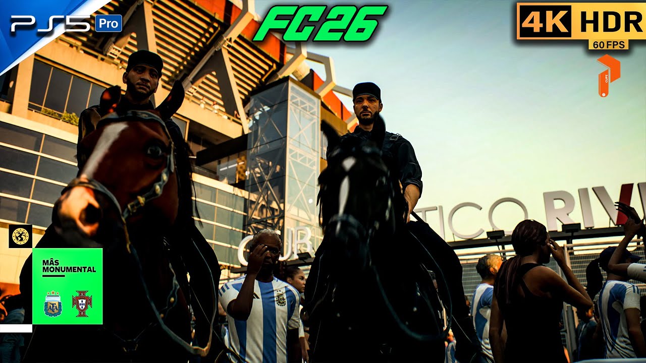 Messi vs Ronaldo Showdown 🐐 Argentina vs Portugal | FC 26 ps5 4K HDR #ronaldo #messi #fc26 #ps5 #4k