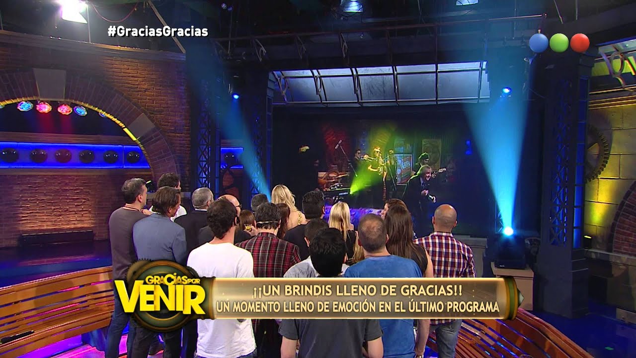 &Uacute;ltimo Programa, Brindis, Im&aacute;genes - Gracias Por Venir